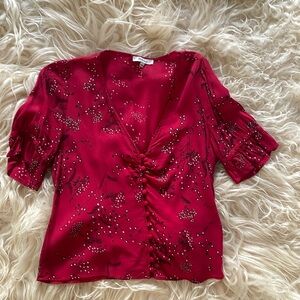 Madewell Red top size 4